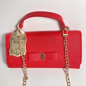 Alyssa Red Crossbody Wallet/Purse